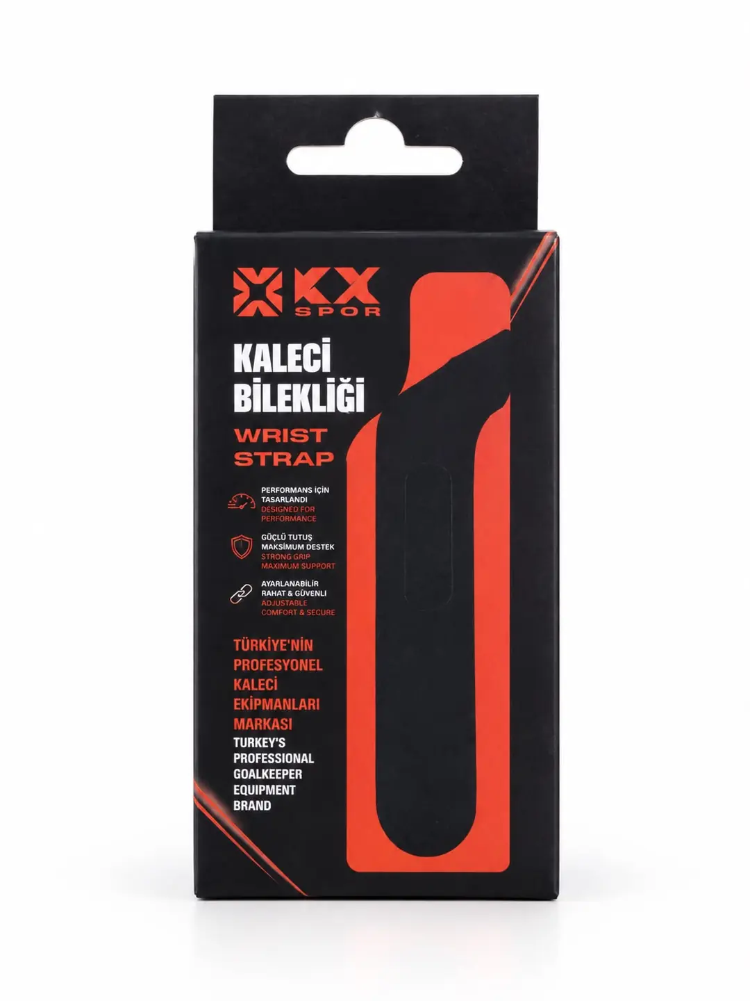 KX Başparmak Kavramalı Koruyucu Kaleci Bilekliği – Siyah - SİYAH